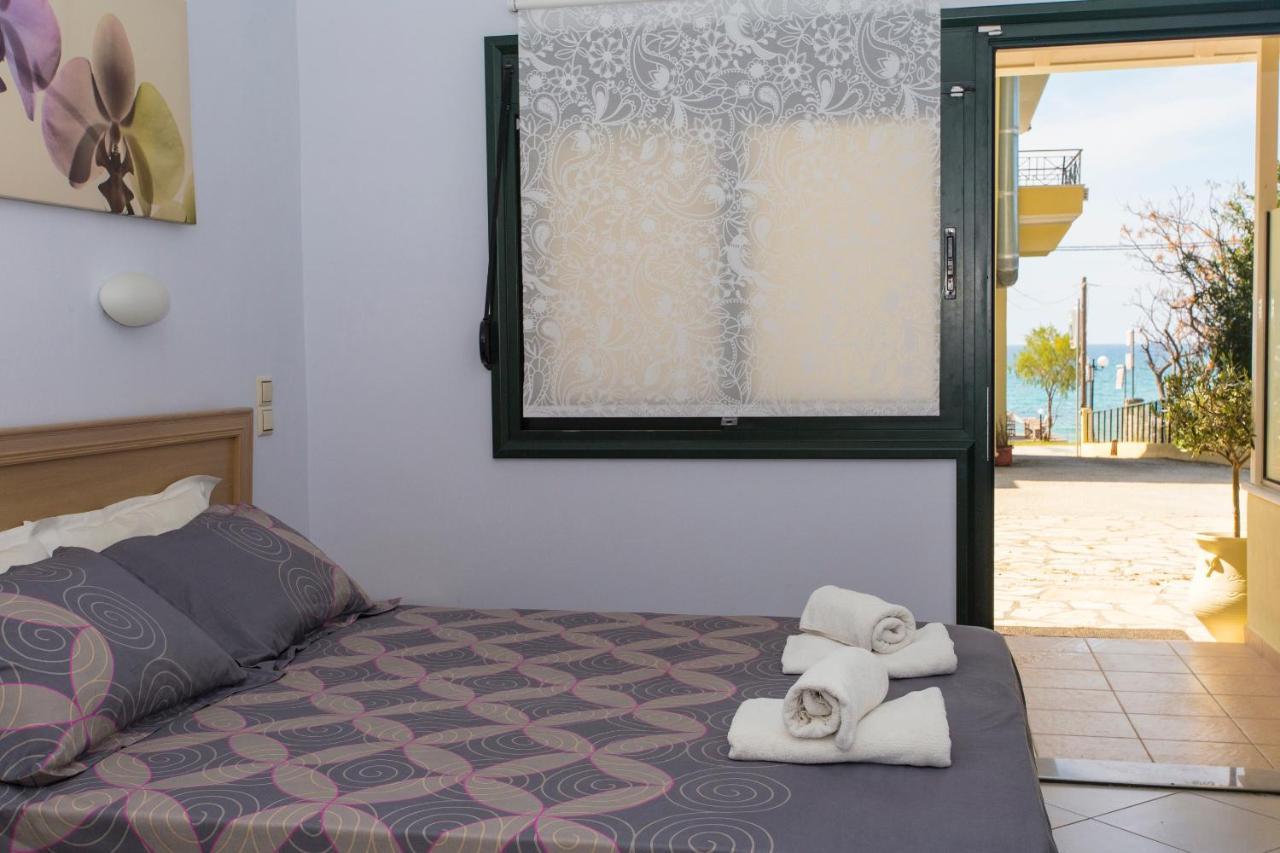 Hotel Loukas Vrachos パラリア・ブラフ エクステリア 写真